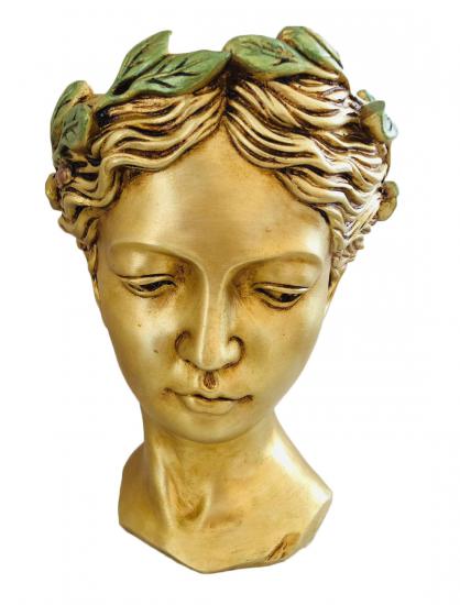 Artemis Helen Heykeli Görünümlü Büyük Saksı