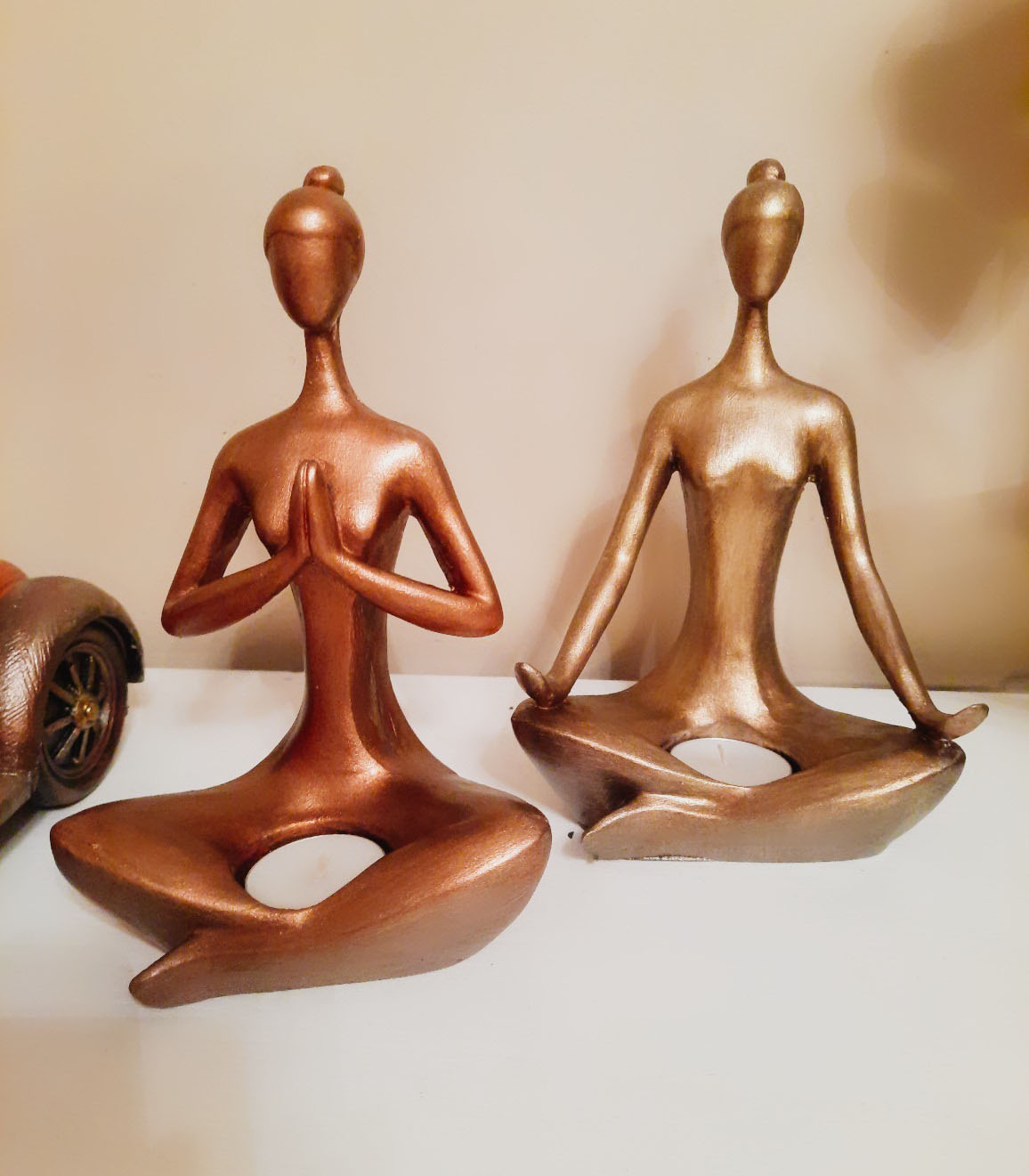 Yogacı Kadın Mumluk İkili Set